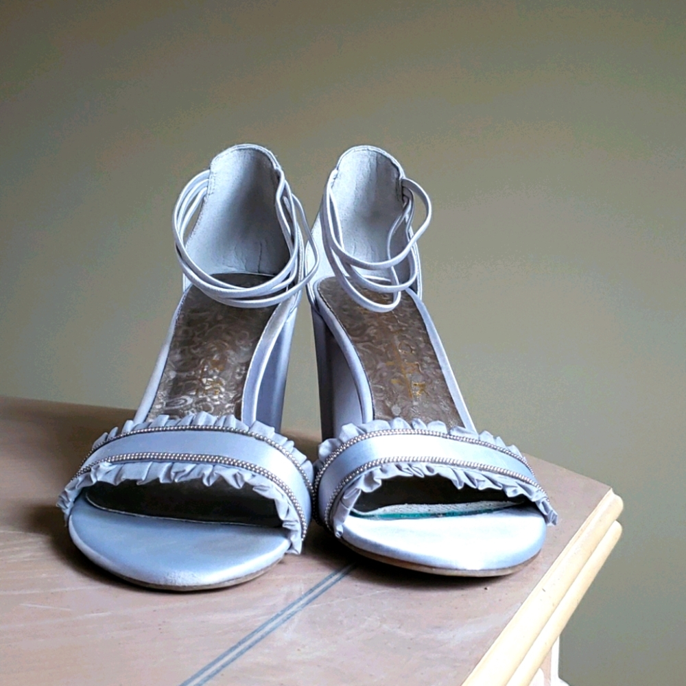 Gray sandals